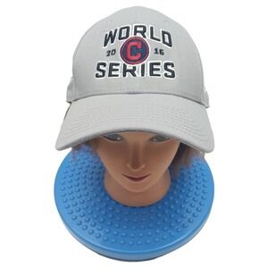 2016‎ MLB World Series Cap Cleveland Indians Gray New Era Hat 9Forty, Adjustable